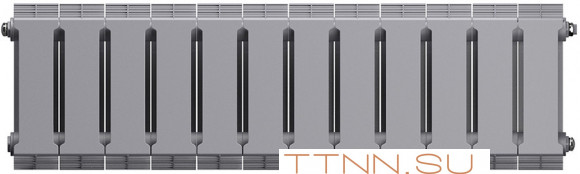 Биметаллический радиатор Royal Thermo PianoForte 200 /Silver Satin - 12 секц.