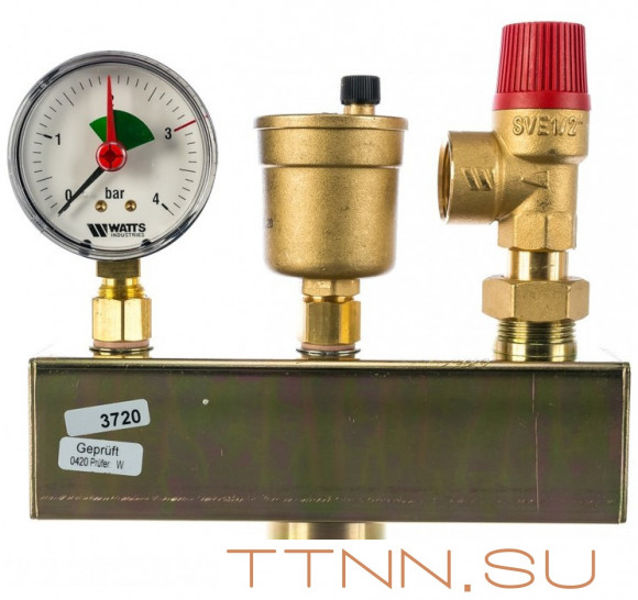 Группа безопасности Watts KSG 30/ISO2 (до 50 кВт) (в теплоизоляции) Группа безопасности Watts KSG 30/ISO2 (до 50 кВт) (в теплоизоляции)