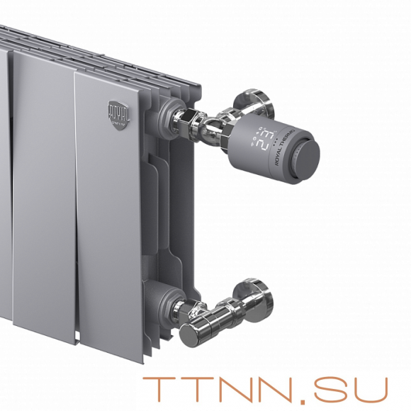 Набор термостатический Royal Thermo DESIGN PRO осевой М30х1,5 1/2" (Хром полированный)