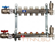 Коллектор с запорными клапанами STOUT SMS 0912 000005