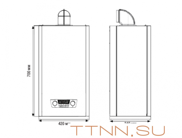 Настенный газовый котел Kentatsu Nobby Balance Plus 24-2CS Настенный газовый котел Kentatsu Nobby Balance Plus 24-2CS