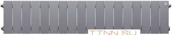 Биметаллический радиатор Royal Thermo PianoForte 200 /Silver Satin - 18 секц.