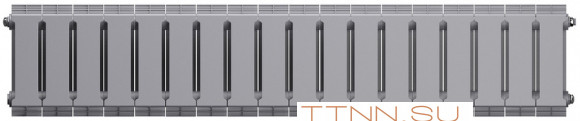 Биметаллический радиатор Royal Thermo PianoForte 200 /Silver Satin - 18 секц.