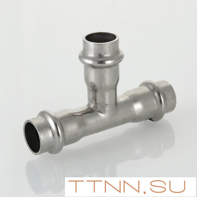 Тройник из нержавеющей стали Valtec 22 Тройник из нержавеющей стали Valtec 22
