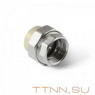 Муфта комбинированная разъемная с внутренней резьбой Pro Aqua 25-3/4 Муфта комбинированная разъемная с внутренней резьбой Pro Aqua 25-3/4