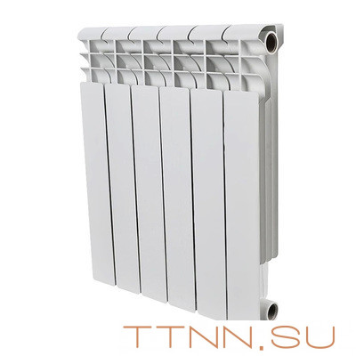 Алюминиевый радиатор Rommer Profi 350 6 секций Алюминиевый радиатор Rommer Profi 350 6 секций