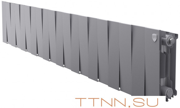 Биметаллический радиатор Royal Thermo PianoForte 200 /Silver Satin - 20 секц.