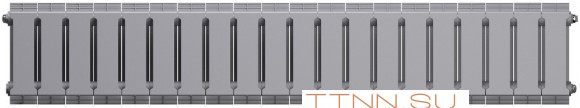 Биметаллический радиатор Royal Thermo PianoForte 200 /Silver Satin - 20 секц.