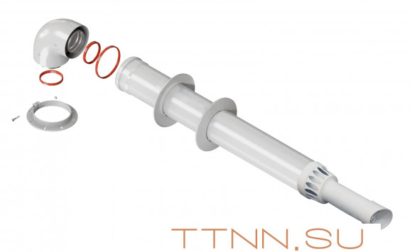 Дымоход коаксиальный Dr-Thermo 60/100 для котлов Navien Coaxial