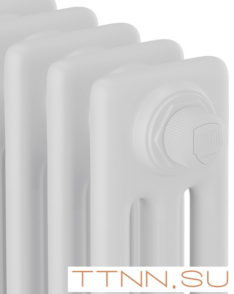 Стальной трубчатый радиатор 3-колончатый Royal Thermo Insignia VC3030 - 22 секц. RAL9016, нижнее 1/2