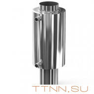 Теплообменник 12л на трубе д.115 штампованный (AISI 439) Теплообменник 12л на трубе д.115 штампованный (AISI 439)