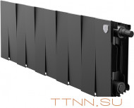 Биметаллический радиатор Royal Thermo Pianoforte 200 VD 10 секц. Noir Sable