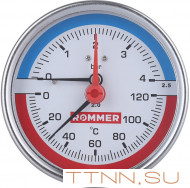 Термоманометр Rommer RIM-0005-800415