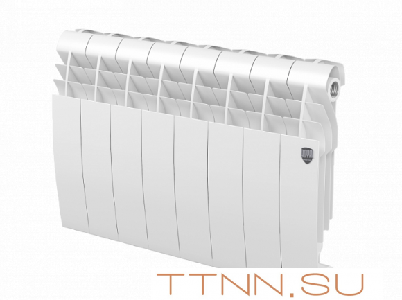 Биметаллический радиатор Royal Thermo Biliner 350 VD 8 секц. Bianco Traffico