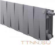 Биметаллический радиатор Royal Thermo Pianoforte 200 VD 10 секц. Silver Satin