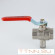 Кран шаровый для подключения датчика температуры Valtec 1/2" VT.247.N.04
