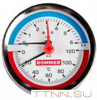 Термоманометр Rommer RIM-0005-800615