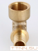 Угольник аксиальный Valtec 25х3/4 VTm.452.BG.002505 с переходом на внутреннюю резьбу