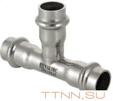 Тройник из нержавеющей стали Valtec 42х35х42