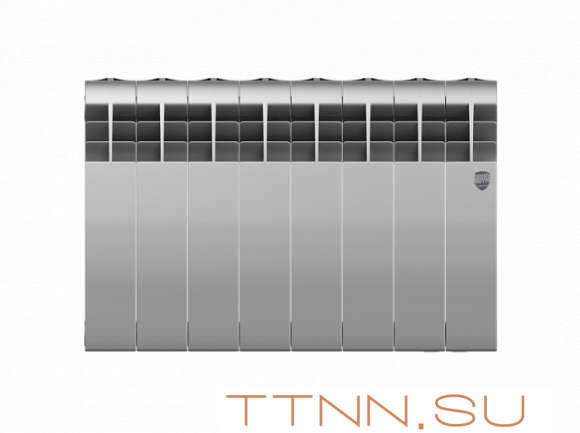 Биметаллический радиатор Royal Thermo Biliner 350 VD 8 секц. Silver Satin Биметаллический радиатор Royal Thermo Biliner 350 VD 8 секц. Silver Satin