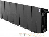 Биметаллический радиатор Royal Thermo Pianoforte 200 VD 12 секц. Noir Sable