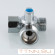 Кран шаровый для стиральной машины Valtec 1/2х3/4х1/2