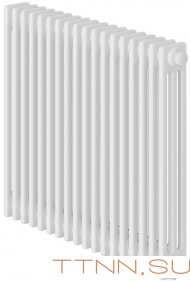 Стальной трубчатый радиатор 3-колончатый Royal Thermo Insignia VC3050 - 18 секц. RAL9016, нижнее 1/2