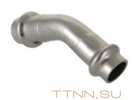 Угольник из нержавеющей стали 45 градусов Valtec 35х35 Угольник из нержавеющей стали 45 градусов Valtec 35х35