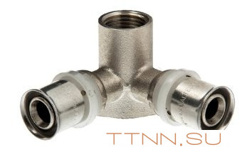 Фитинг пресс водорозетка VALTEC VTm.234.N.160416 16x1/2"