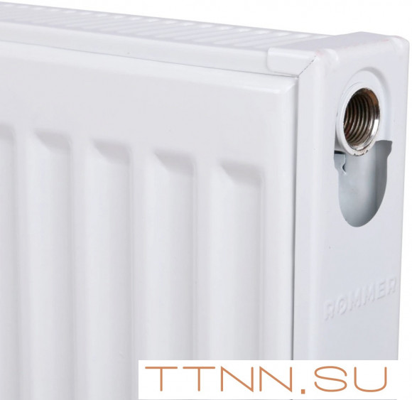 Стальной панельный радиатор Тип 11 Rommer Compact 11/400/2000 боковое подключение Стальной панельный радиатор Тип 11 Rommer Compact 11/400/2000 боковое подключение