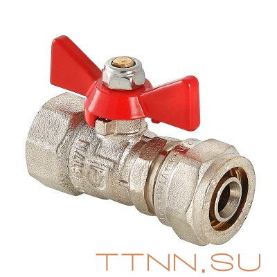 Кран шаровый под обжим Valtec 16мм x 1/2 VT.342