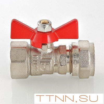 Кран шаровый под обжим Valtec 16мм x 1/2 VT.342 Кран шаровый под обжим Valtec 16мм x 1/2 VT.342