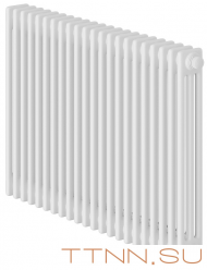 Стальной трубчатый радиатор 3-колончатый Royal Thermo Insignia VC3050 - 22 секц. RAL9016, нижнее 1/2