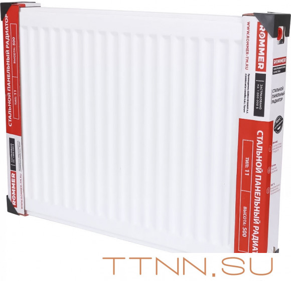 Стальной панельный радиатор Тип 11 Rommer Compact 11/400/400 боковое подключение Стальной панельный радиатор Тип 11 Rommer Compact 11/400/400 боковое подключение