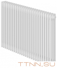 Стальной трубчатый радиатор 3-колончатый Royal Thermo Insignia VC3050 - 26 секц. RAL9016, нижнее 1/2