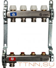 Коллектор с запорными клапанами STOUT SMS 0922 000004
