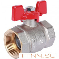 Шаровой кран 1 1/4" ВН/ВН, ручка бабочка ROMMER RBV-0003-0110232 Шаровой кран 1 1/4" ВН/ВН, ручка бабочка ROMMER RBV-0003-0110232