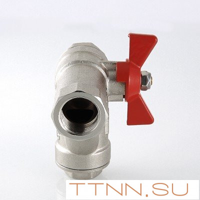 Кран шаровый с встроенным прямым фильтром Valtec 1/2 VT.294.N.04 FF Кран шаровый с встроенным прямым фильтром Valtec 1/2 VT.294.N.04 FF