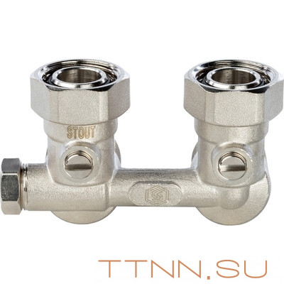 Однотрубный узел нижнего подключения STOUT SVH 0003 000020