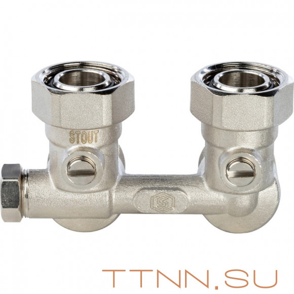 Однотрубный узел нижнего подключения STOUT SVH 0003 000020