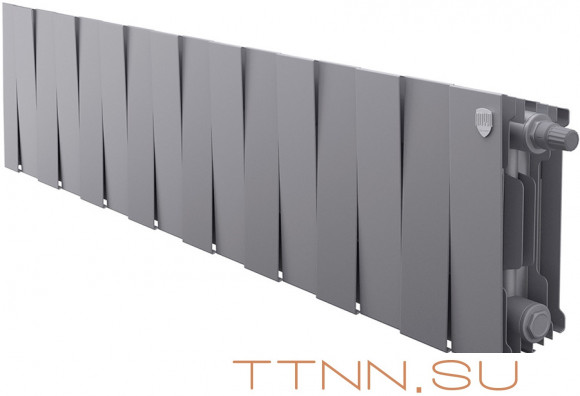 Биметаллический радиатор Royal Thermo Pianoforte 200 VD 16 секц. Silver Satin