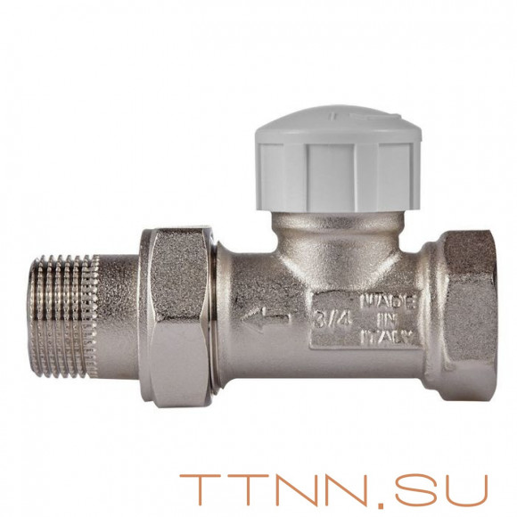 Набор термостатический Royal Thermo прямой М30х1,5 3/4" (никель)