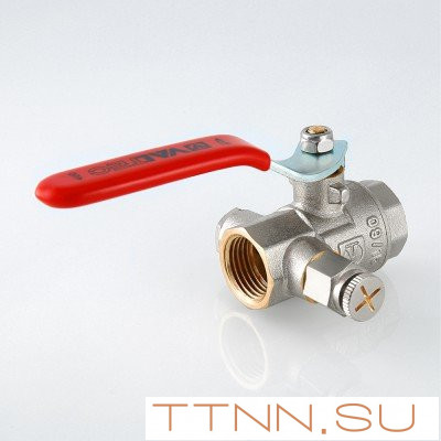 Кран шаровый с дренажным вентилем Valtec 1 VT.245