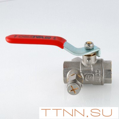 Кран шаровый с дренажным вентилем Valtec 1 VT.245