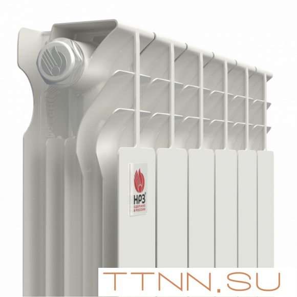 Алюминиевый радиатор НРЗ ЛЮКС 500/100 8 секций