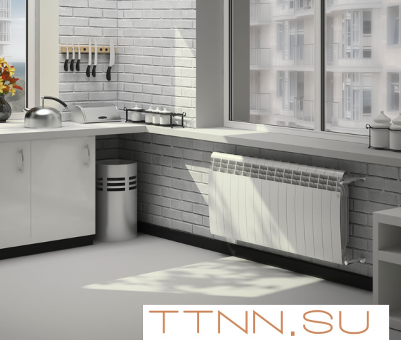 Биметаллический радиатор Royal Thermo BiLiner 500 Bianco Traffico VR80 - 10 секц.