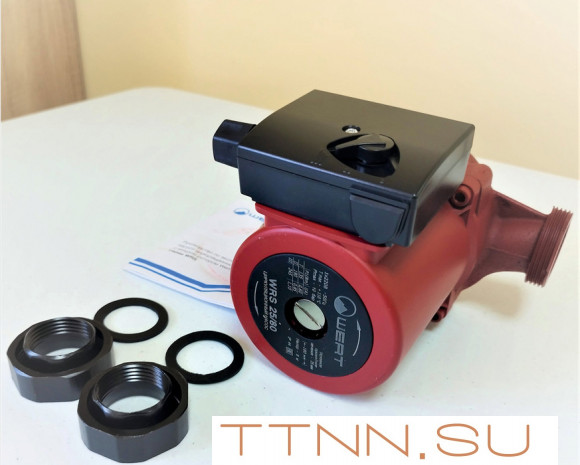 Насос для отопления WERTRUS WRS 25/60-130 Насос для отопления WERTRUS WRS 25/60-130