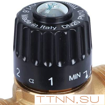 Смесительный клапан STOUT 1 НР 20-43°С KV 1,6 м3/ч