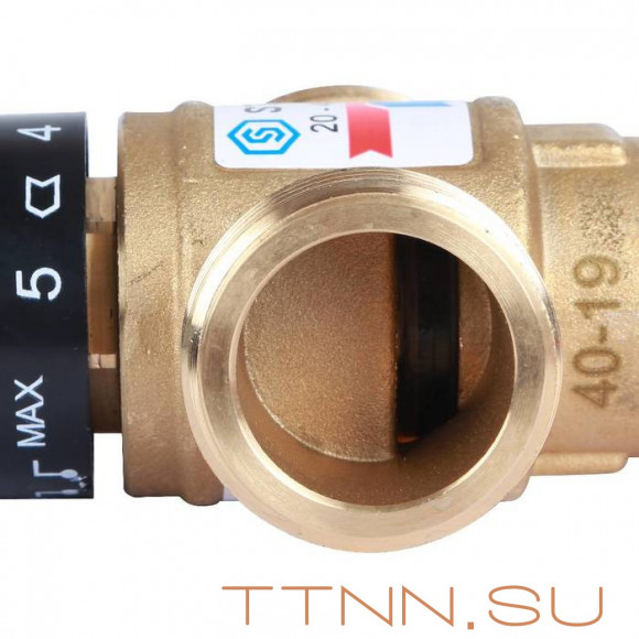 Смесительный клапан STOUT 1 НР 20-43°С KV 1,6 м3/ч