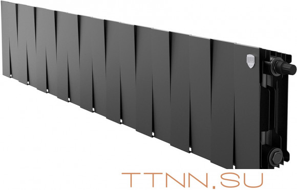 Биметаллический радиатор Royal Thermo Pianoforte 200 VD 18 секц. Noir Sable